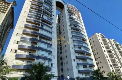 Apartamento 2 quartos, 1 suíte, varanda, 1 vaga no forte - praia grande.