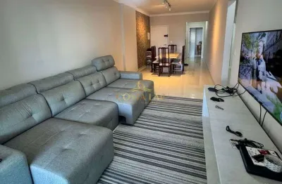Apartamento com 136m², 3 quartos (3 suítes), 2 vagas - guilhermina, praia grande