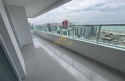Apartamento novo, vista mar, com 3 quartos e 2 vagas na Ocian, Praia Grande!