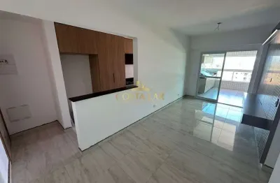 Apartamento novo, 2 quartos, 1 vaga e vista mar - Vila Caiçara - Praia Grande!