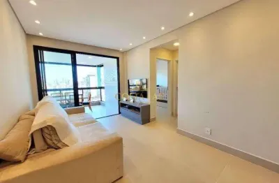 Apartamento novo e planejado, 2 quartos (1 suíte), 2 vagas - Aparecida, Santos!