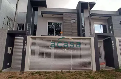 Sobrado com 3 suítes à venda, 150 m² por r$ 730.000 - fag - cascavel/pr