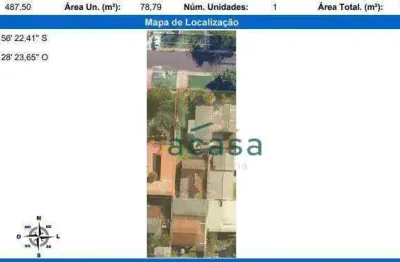 Terreno à venda, 489 m² por r$ 480.000,00 - claudete - cascavel/pr
