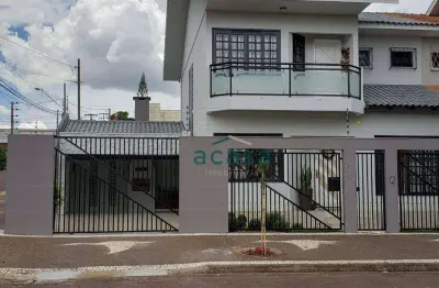 Sobrado com 3 dormitórios, sendo 01 suíte, à venda, 180 m² por r$ 1.270.000,00- parque são paulo - cascavel/pr