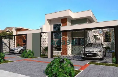 Casa com 1 suíte e 2 dormitórios à venda, 89 m² por r$ 549.900 - periolo - cascavel/pr