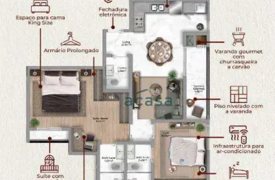 Apartamento no ed. paris palace à venda, 68 m² por r$ 491.260 - neva - cascavel/pr