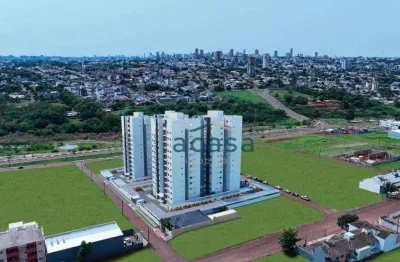 Apartamento com 1 dormitório 1 suíte à venda, 68 m² - loteamento fag - cascavel/pr