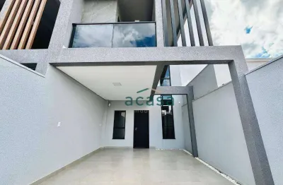 Sobrado com 3 dormitórios à venda, 105 m² por r$ 600.000,00 - siena - cascavel/pr