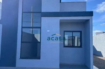 Casa com 2 dormitórios à venda, 59 m² - 4 estações - cascavel/pr