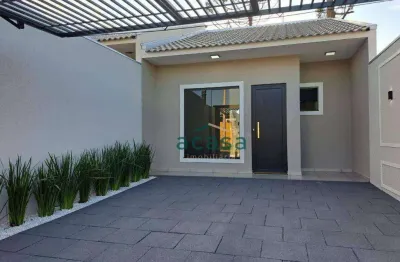 Casa com 3 dormitórios à venda, 61 m² - floresta - cascavel/pr