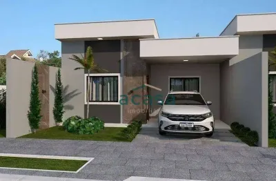 Casa com 2 dormitórios à venda, 70 m² - ecopark - cascavel/pr