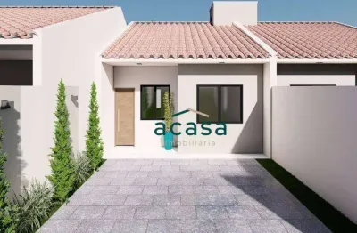 Casa com 2 dormitórios à venda, 55 m² - interlagos - cascavel/pr