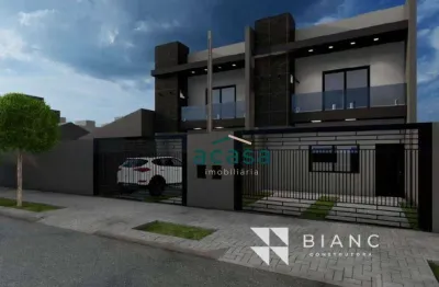 Sobrado com 1 suíte 2 dormitórios à venda, 93 m²- esmeralda - cascavel/pr