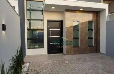 Casa com 1 suíte + 1 dormitório à venda, 60 m² - esmeralda - cascavel/pr