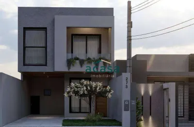 Sobrado à venda, 140 m² por r$ 790.000,00 - jardim piovesan - cascavel/pr