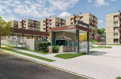 Apartamento com 2 dormitórios à venda, 43 m²- floresta - cascavel/pr