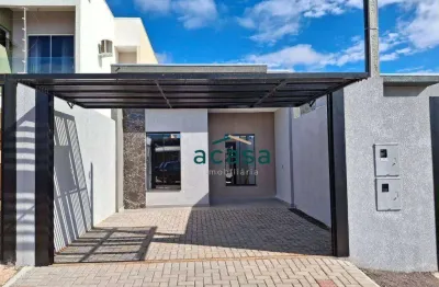 Casa com 2 dormitórios à venda, 66 m² por r$ 370.000,00 - florais do parana - cascavel/pr