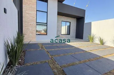 Casa com 2 dormitórios à venda, 67 m² por r$ 525.000,00 - paraíso tropical i - cascavel/pr