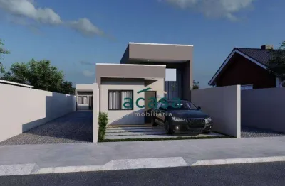Casa com 1 suíte + 2 dormitórios à venda, 80 m² por r$ 470.000 - esmeralda - cascavel/pr