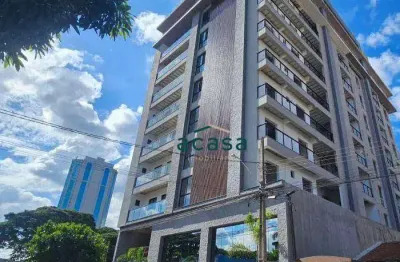 Apartamento com 1 suíte 1 dormitório à venda, 80 m² - vila industrial - toledo/pr