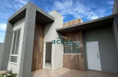 Casa com 1 suíte + 2 dormitórios à venda, 74 m² por r$ 430.000 - cascavel velho - cascavel/pr