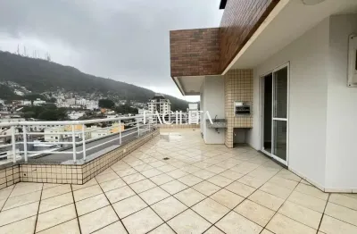 Cobertura com 2 quartos para alugar na rua lauro linhares, 925, trindade, florianópolis por r$ 3.700