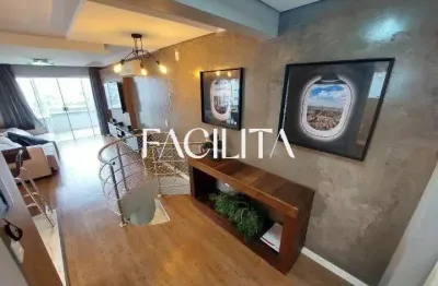 Cobertura com 2 quartos para alugar na avenida elza lucchi, 300, ponte do imaruim, palhoça por r$ 6.200