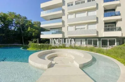 Apartamento com 4 quartos para alugar na rua das piraúnas, 1540, jurerê internacional, florianópolis por r$ 20.000