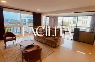 Apartamento com 4 quartos para alugar na rua dos cambuatas, 194, jurerê, florianópolis por r$ 19.500