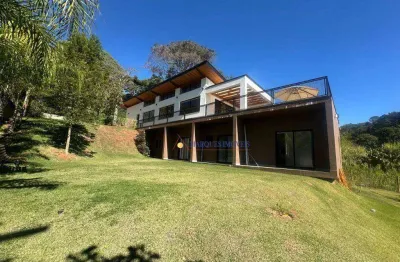 Casa com 4 dormitórios à venda, 300 m² por r$ 2.200.000 - condomínio vale da santa fé - vinhedo/sp