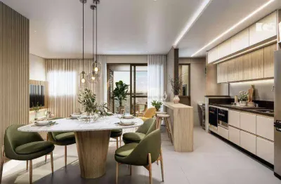Lançamento art home - quadra construtora - apartamento com 3 dormitórios sendo 1 suíte à venda, 82 m² a partir de r$ 819.900 - centro - londrina/pr