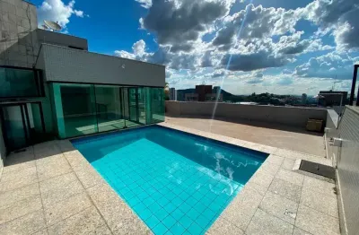 Cobertura duplex, 5 quartos, 3 suites, 4 vagas - belvedere - belo horizonte