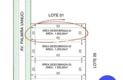 Terreno à venda no Jockey Park, Uberaba 