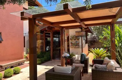Casa à venda no condomínio residencial terras do caribe em valinhos/sp