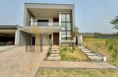 Casa sobrado nova à venda no condomínio bosque da mata em valinhos/sp