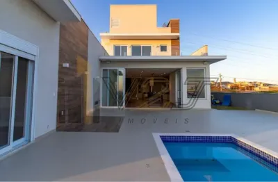 Casa sobrado de alto padrão à venda de  no condomínio campo de toscana em vinhedo/sp