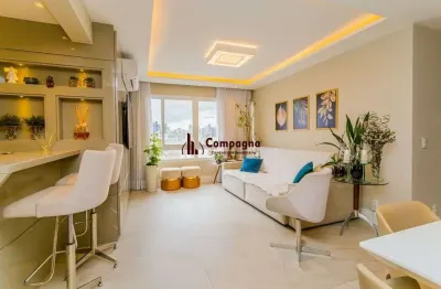 Apartamento decorado com 3 dorms, suíte e 2 vagas no petrópolis
