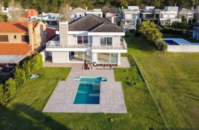 Casa condominio para venda - 500.69m², 4 dormitórios, sendo 4 suites, belém novo