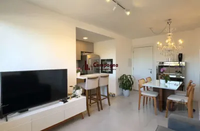 Apartamento mobiliado 2 dormitórios transformado em 1 dormitório, junto ao menin