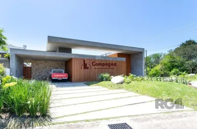 A casa le mans, uma residência térrea de esquina com 389,48m2 de área coberta
