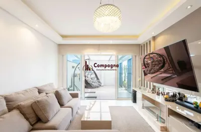 Apartamento garden mobiliado, com 180 m² privativos, no bairro chácara das pedra