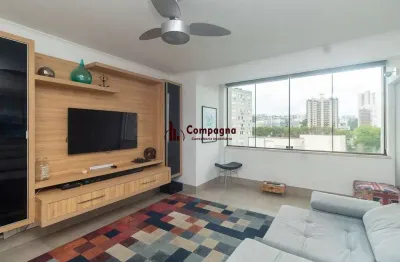 Apartamento mobiliado com 76m², 2 dormitórios e sol da manhã no bairro floresta