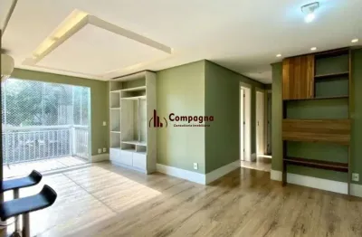 Apartamento com3 dormitórios,1 suíte, semi mobiliado e com vaga