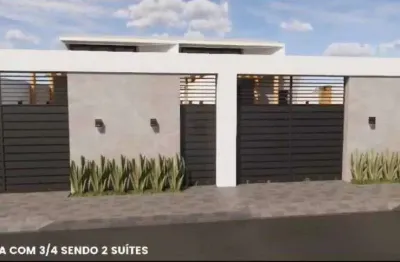 Casa em construção com 3 quartos na barra dos coqueiros