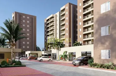 Apartamento  em construção à venda,  com 56m2 com dois dormitórios  e lazer completo em caraguatatu