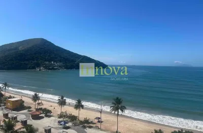 Apartamento para locação, frente mar com 01 dormitório e lazer completo na praia martim de sá, em c