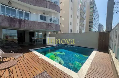 Apartamento com vista para o mar, com 02 dormitórios sendo uma suíte, a 50m da orla da praia do aru