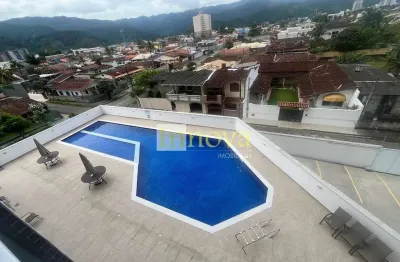 Apartamento com 77m2 e lazer completo na praia do indaiá, em caraguatatuba, litoral norte de sp
