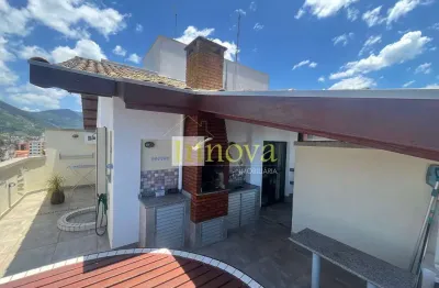 Cobertura à venda, com 03 dormitórios sendo 02 suítes e 02 vagas de garagem martim de sá, em  carag