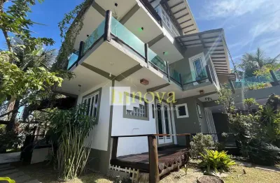 Espetacular casa para venda, com três suítes e espaço gourmet no pontal de santa marina, em caragua